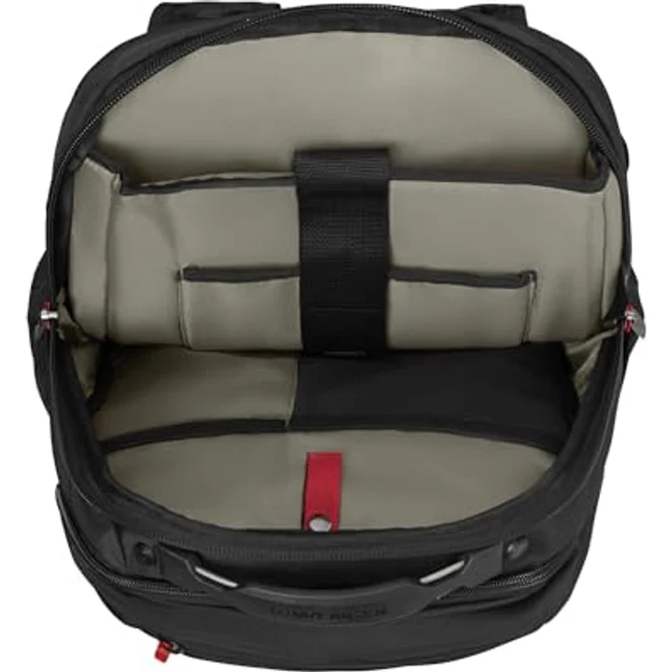WENGER Cosmic Laptop-Rucksack, recyceltes Außenmaterial, 30 l, Damen Herren, Schwarz – Bild 4