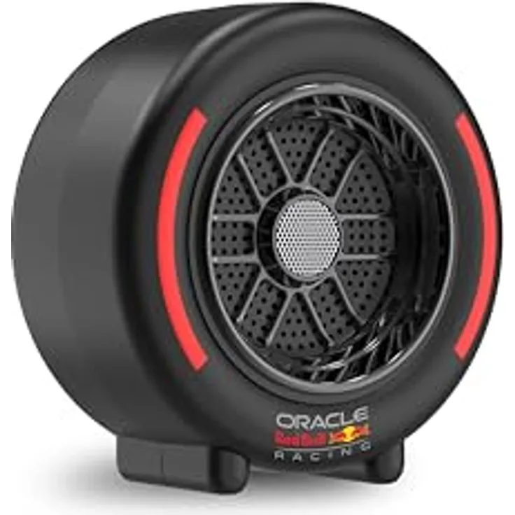 ORACLE RED BULL RACING RB-SK310 BT-Speaker, Bluetooth-Lautsprecher mit 16 W Leistung und Reifen-Design, schwarz