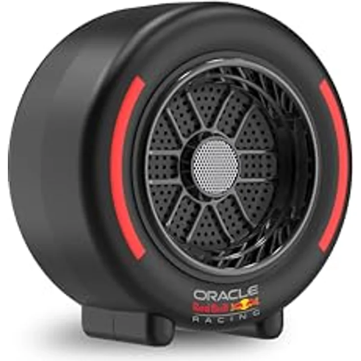 ORACLE RED BULL RACING RB-SK310 BT-Speaker, Bluetooth-Lautsprecher mit 16 W Leistung und Reifen-Design, schwarz – Bild 1