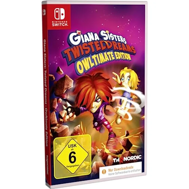 Markt + Technik Giana Sisters – Twisted Dreams Adventure Owltimate Edition für Switch, inkl. 40 Level und DLCs