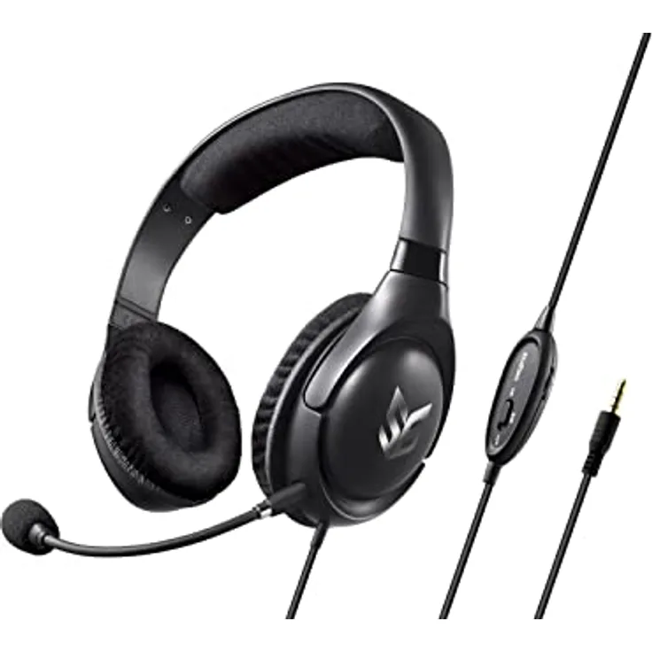 Sound Blaster Blaze V2 Over-Ear-Gaming-Headset mit abnehmbarem Noise-Cancelling-Mikrofon, Lautstärke- und Mikrofon-Stummschaltung für PC/Mac/Konsolen