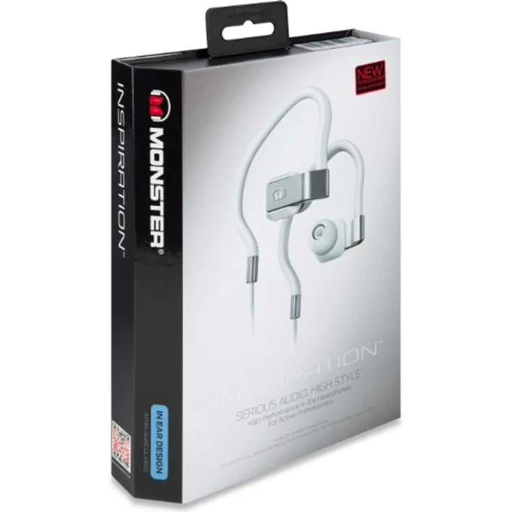 Monster Inspiration InEar-Kopfhörer mit Apple ControlTalk (flexible Ohrbügel) Weiß – Bild 6