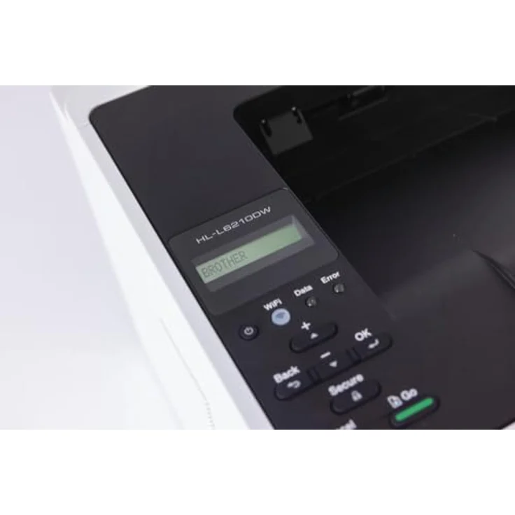 Brother HL-L6210DW Laserdrucker schwarz weiß (A4, 50 Seiten/Min., 1.200x1.200 DPI, LAN, WLAN, Duplex, 520 Blatt Papierkassette) weiß/grau – Bild 4