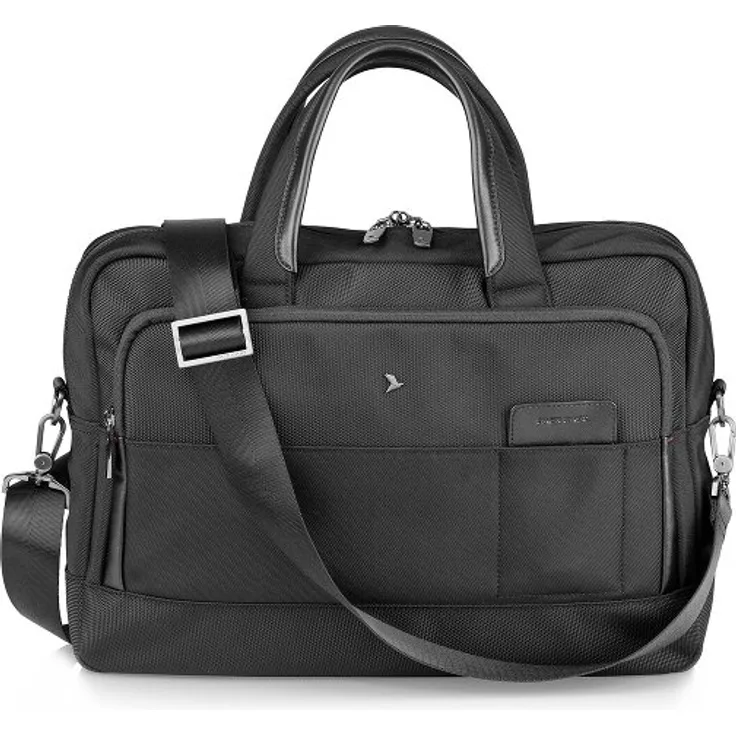 Pack Easy Horizon Aktentasche, 39 cm Laptopfach aus 100% Polyester, schwarz