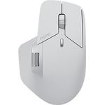 Rapoo MT760M - Wireless Mouse (Kabellos), Maus, Grau mit 4000 DPI Sensor und wiederaufladbarer Lithium-Batterie