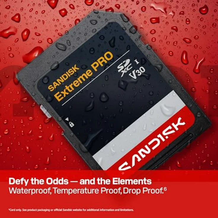 SanDisk Extreme PRO SD UHS-I-Karte 128 GB, bis zu 250 MB/s Lesegeschwindigkeit, 120 MB/s Schreibgeschwindigkeit, 4K-UHD-Video, U3, V30, Memory Zone App – Bild 5