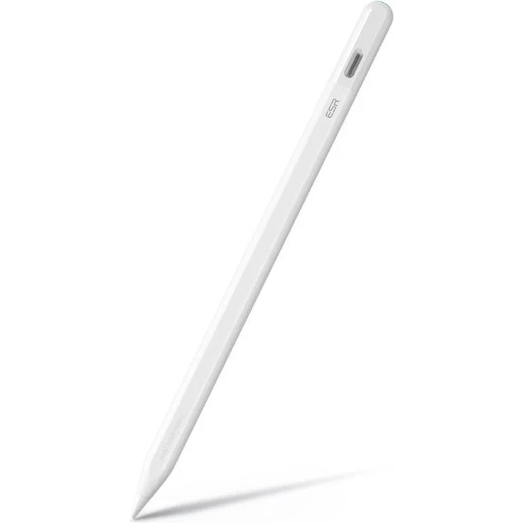 ESR Geo Digital Stylus, Eingabestift mit Standortbestimmung, Neigungserkennung und Schnellzugrifftaste, Weiss