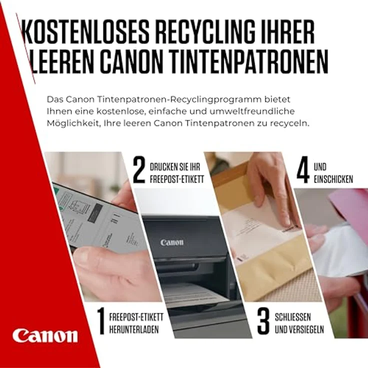 Canon PGI-580BK/CLI-581 Multipack, 5-tlg. Tintenpatrone in Schwarz, Cyan, Magenta und Gelb für PIXMA Drucker – Bild 8