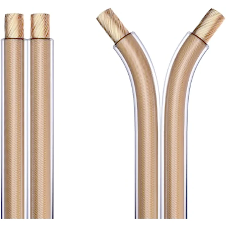 PureLink SP060-010 Lautsprecherkabel 2 x 2,5mm² (99,9% OFC Vollkupfer 0,20mm Litze) Hifi Boxenkabel, 10m, transparent – Bild 5