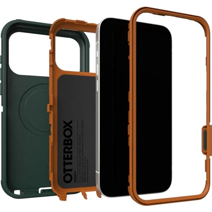 OtterBox Defender Series Pro MagSafe Hülle für iPhone 17 Pro Max, stoßfest und sturzsicher, 7X militärstandardgetestet, grün – Bild 4