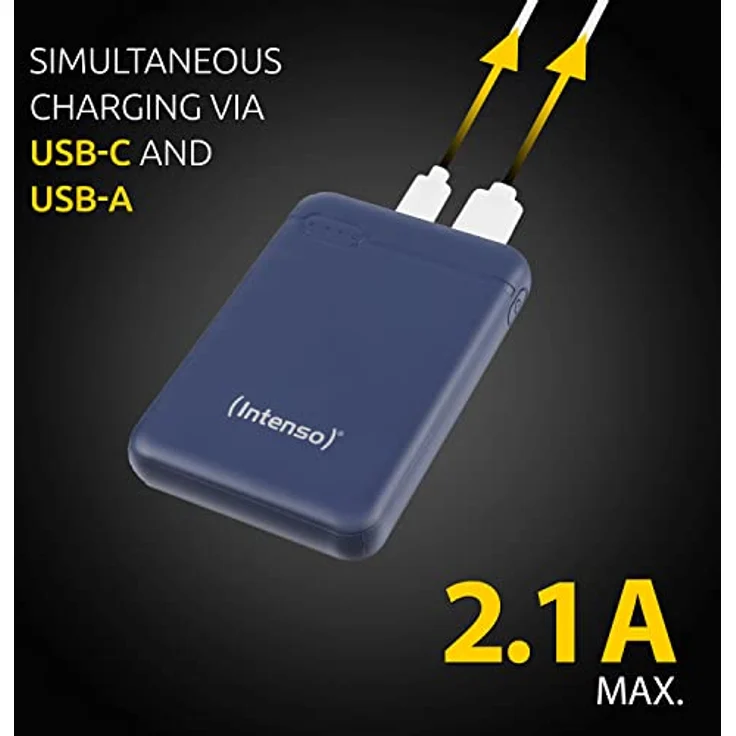 Intenso 7313525 Powerbank XS 5000, externes Ladegerät (5000mAh, geeignet für Smartphone/Tablet PC/MP3 Player/Digitalkamera) Blau – Bild 4
