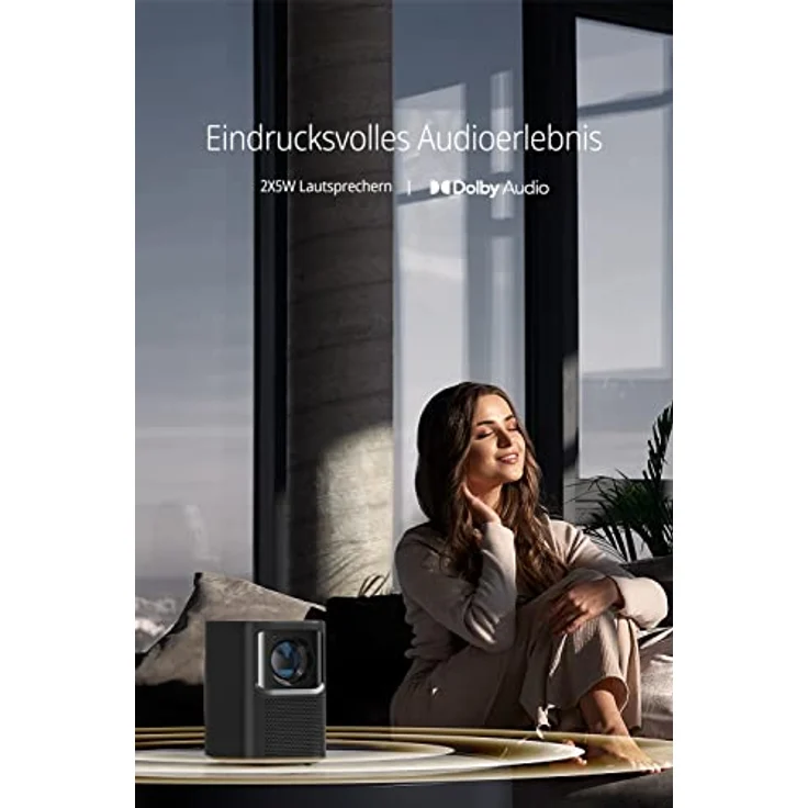 Emotn N1 Beamer Netflix Offiziell Lizenziertes 500 Lumens Natives 1080p Full HD, Projektor mit Autofokus, automatische Trapezkorrektur, 120-Zoll-Bild, Dolby Audio, 5G Wi-Fi und Bluetooth 5.0 – Bild 4