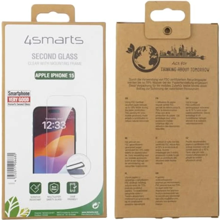 4Smarts Second Glass mit Montagerahmen – Bild 2