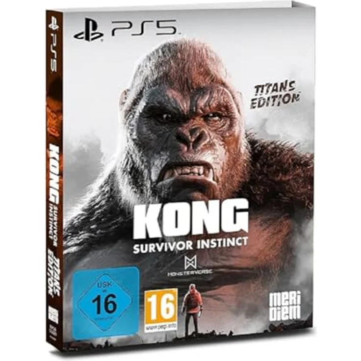 MDM MERIDIEM GAMES KONG: SURVIVOR INSTINCT - TITANS EDITION PS5, actionreiches Survival-Game mit Monarch-Technik und offiziellem Monsterverse-Plot – Bild 1