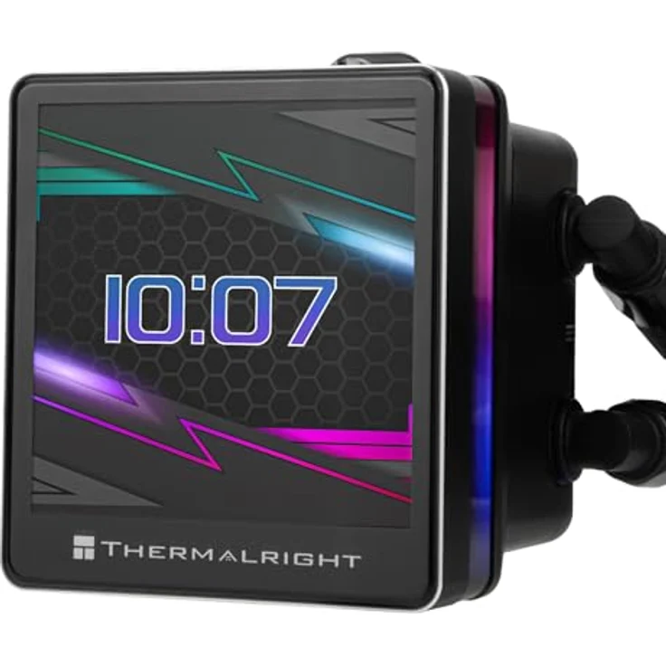 Thermalright Grand Vision 360 ARGB, All-in-One CPU Wasserkühler mit RGB-Beleuchtung, Schwarz, 3x 120 mm Lüfter, leiser Betrieb, kompatibel mit vielen Prozessorsockeln – Bild 4