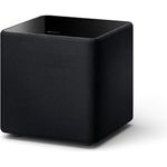 KEF Kube 8 MIE Subwoofer, Schwarz | 300 W RMS-Verstärker Klasse D | 20-cm-Basstreiber | iBX Intelligent Bass Extension | Musik | Heimkino | Gaming