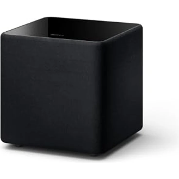 KEF Kube 8 MIE Subwoofer, Schwarz | 300 W RMS-Verstärker Klasse D | 20-cm-Basstreiber | iBX Intelligent Bass Extension | Musik | Heimkino | Gaming – Bild 1