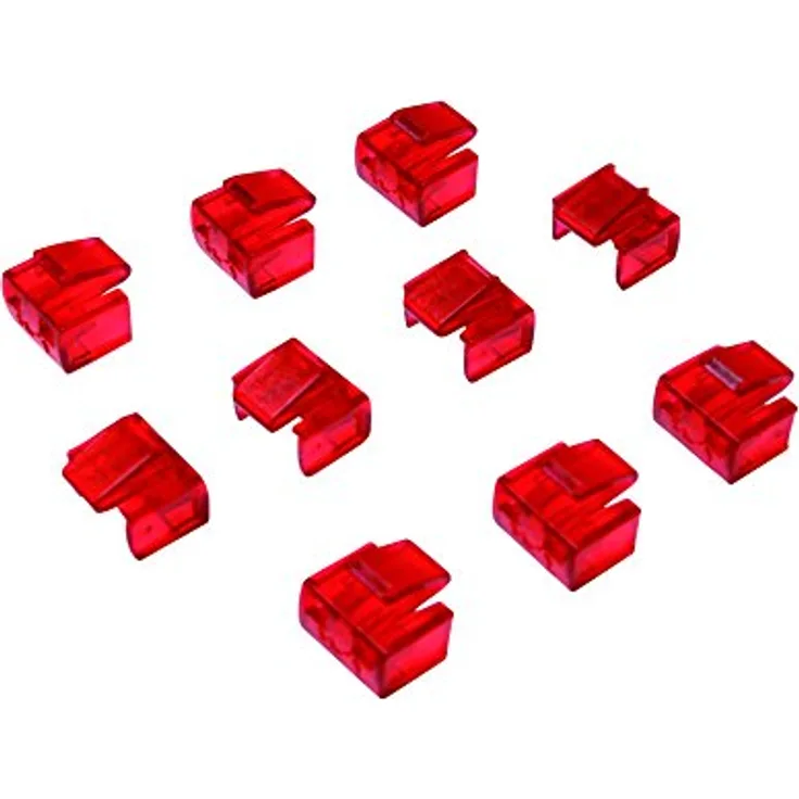 LogiLink RJ45-Port 10x Schlösser Nachrüstpack rot