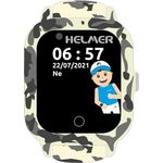 Helmer LK 710, Smarte Touch-Uhr mit GPS-Ortung, integrierter Kamera, Wasserfest IP67, 4G, grau