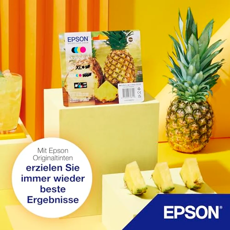 Epson Orginal 604 Tinte Ananas Multipack 4-farbig Standard, XP-2200 XP-2205 XP-3200 XP-4205 WF2910DWF WF2930DWF WF2950DWF, EasyMail, ReadyPrint Flex-Tintentarife – Bild 2