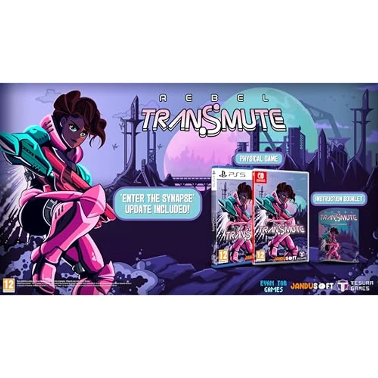 Tesura Games Rebel Transmute, Nintendo Switch Spiel mit 80+ Gegnern, 10+ Bossen und 48 Upgrade-Möglichkeiten – Bild 2