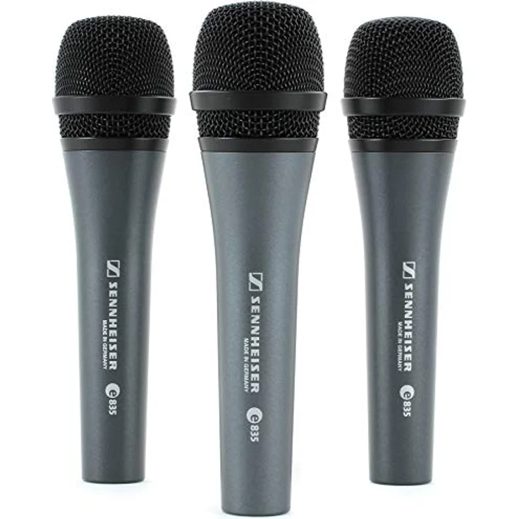Sennheiser E 835 3-er Set inkl. Klammern schwarz – Bild 2