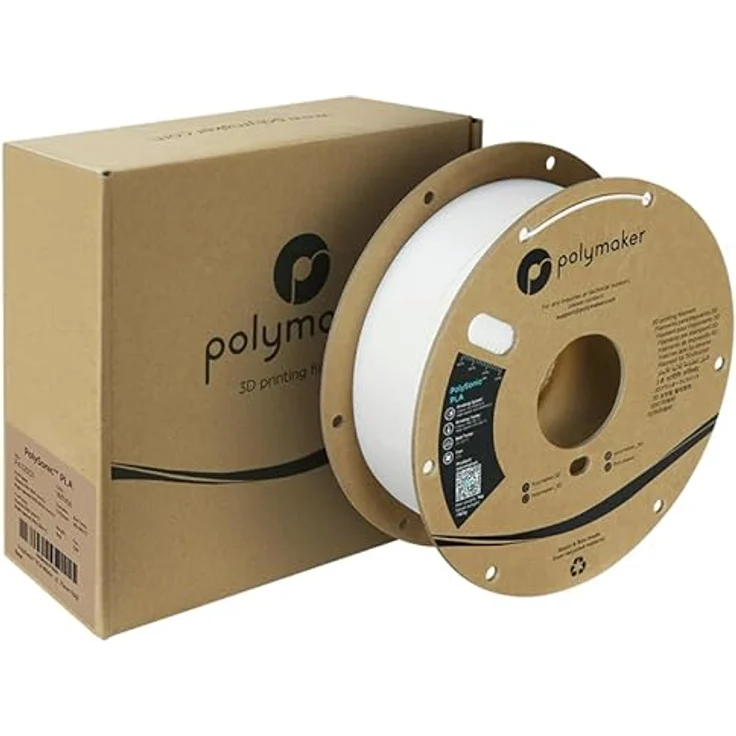 Polymaker PolySonic High Speed PLA, 1kg 3D-Druckmaterial mit schneller Extrusion und hoher Präzision, weiß – Bild 5