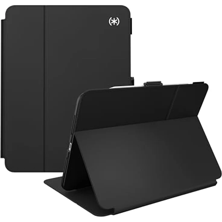 Speck iPad Pro 11 Zoll Hülle (Modell 2024, 5. Generation) – mit Stifthalter, Fall- und Kameraschutz, schlanker Multi-Range-Ständer, Balance Folio – Schwarz/Schwarz/Weiß – Bild 2
