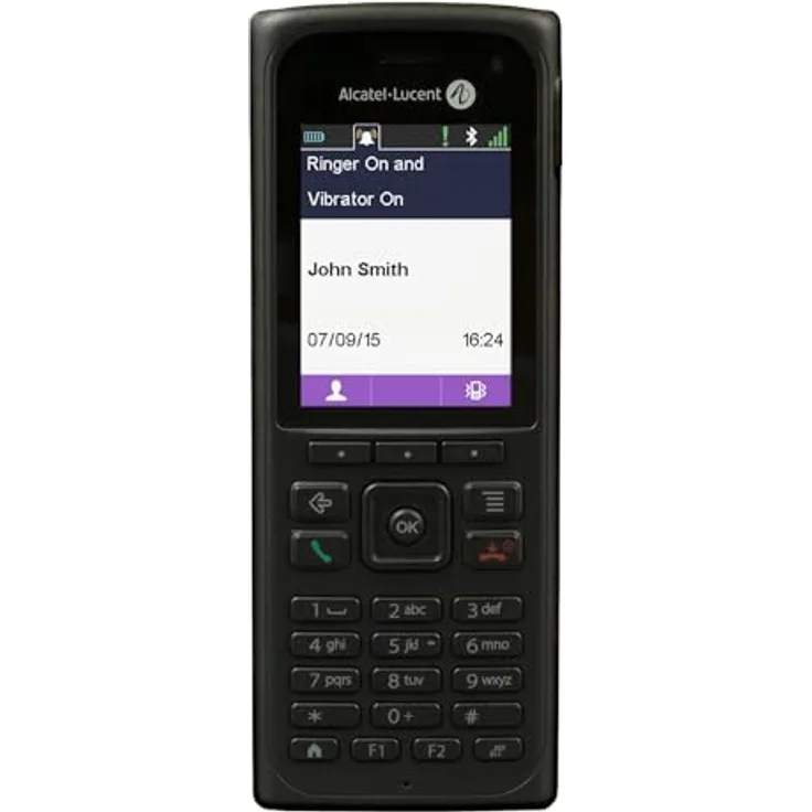 Alcatel-Lucent 8262 DECT - Schnurloses Digitaltelefon - Bluetooth-Schnittstelle - IP-DECT\GAP - Schwarz (3BN67345AA)