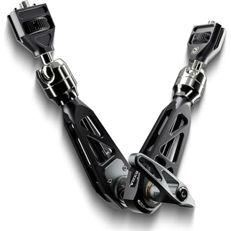 MOFAGE Talos Damping Magic Arm - Black, Flexible Kamerahalterung mit Exoskelett-Konstruktion, 5kg Tragkraft und schwenkbarer Winkeleinstellung