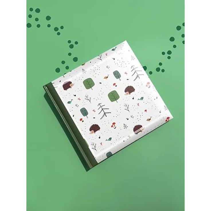 Walther design Fotoalbum Forrest Life FA-281-3, Kinderalbum in grün, 26x25 cm mit 50 säurefreien Seiten und Pergamin-Schutzseiten – Bild 4