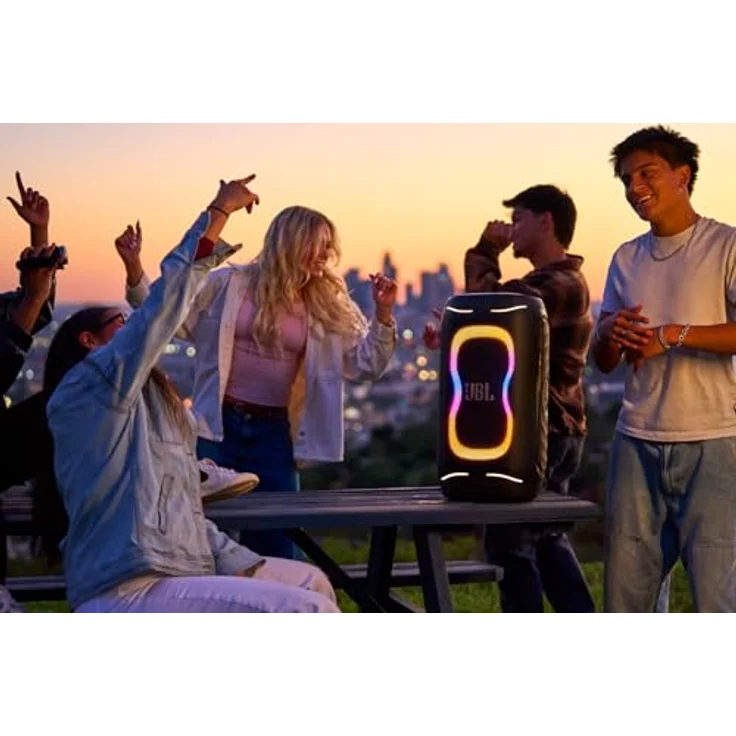 JBL PartyBox 130, Tragbarer Partylautsprecher mit 2× 5.25-Zoll Woofern, 15 Stunden Wiedergabezeit, spritzwasserfest, Schwarz – Bild 4