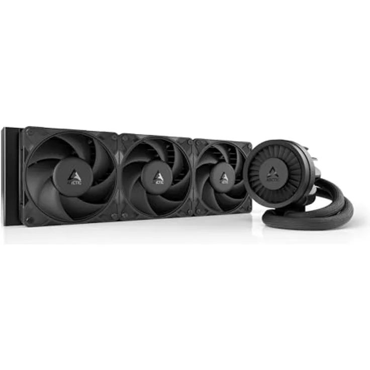 ARCTIC Liquid Freezer III Pro 360 - Wasserkühlung PC, AIO CPU Wasserkühler, 3x120 mm, 38 mm Radiator, PWM-Pumpe, VRM-Lüfter, AMD AM5/AM4, Intel LGA1851/1700 Contact Frame - Schwarz