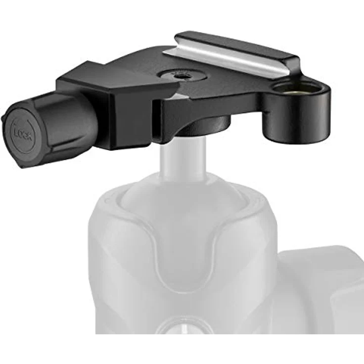 Manfrotto MSQ6T Traveler Top Lock Schnellwechseladapter - Arca-kompatible Plattenvorrichtung für Befree Stative, perfekt für Manfrotto 494 und 496 Kugelköpfe- kompakt und leicht - Aluminium – Bild 3