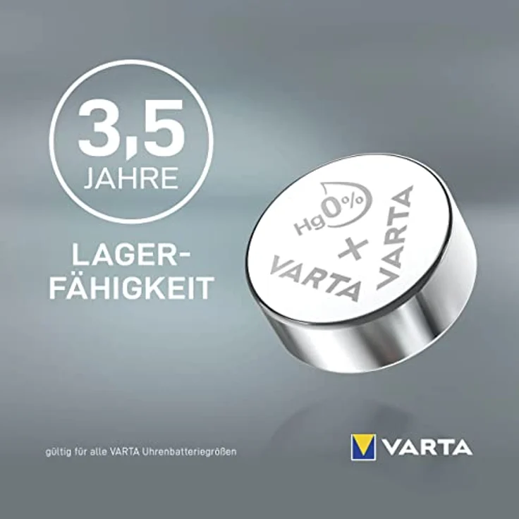 VARTA Batterien Alkaline Knopfzelle V371-SR69 Knopfzellen (2er Pack, in Original Blisterverpackung) – Bild 5