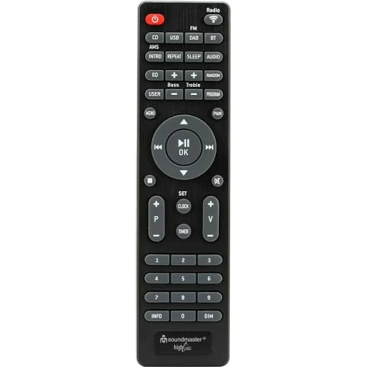Soundmaster ICD1050SW Stereoanlage Internetradio WLAN 2,4/5 GHz DAB+ Bluetooth CD-Player USB MP3 APP Farbdisplay Wecker – Bild 4