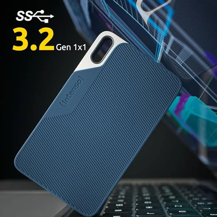 Intenso Externe SSD TX100, 250 GB Portable Solid State Drive, Super Speed USB 3.2 Gen 1x1 (5 Gbit/s), bis zu 500 MB/s – Bild 4