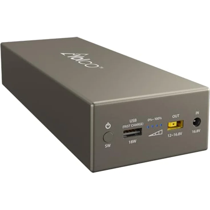 Yolco CSX5 Bateria zewnętrzna, Powerbank mit 13000 mAh und USB-A-Anschluss, schwarz – Bild 4