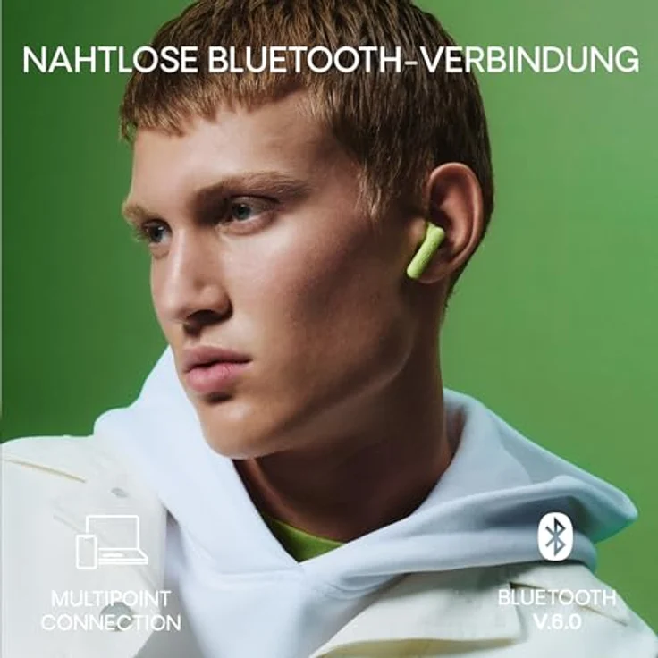 Urbanista Austin 2, True Wireless Stereo Kopfhörer mit 25 Stunden Gesamtspielzeit, Mikrofon mit Geräuschunterdrückung, Violett – Bild 6