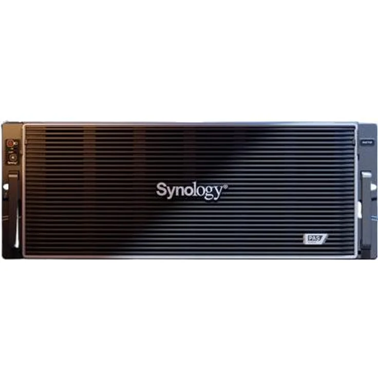 Synology PAS7700, SAN Rack (4U), EPYC 7443P, 64 GB DDR4, duale Controller, NVMe-Architektur, 240 GbE Konnektivität