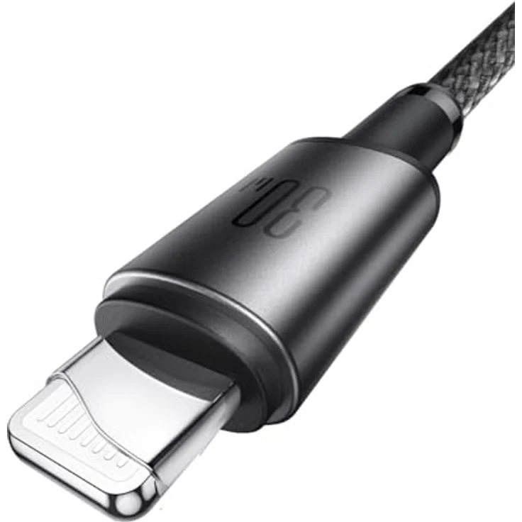 Joyroom 30W USB-C Lightning Ladekabel, 1,2m, grau mit Power Delivery und magnetischem Cover – Bild 2
