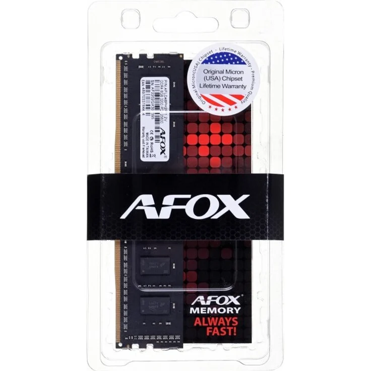 Afox DDR4 8GB 3200MHz CL22 XMP2, Arbeitsspeicher 288-Pin DIMM, unregistriert