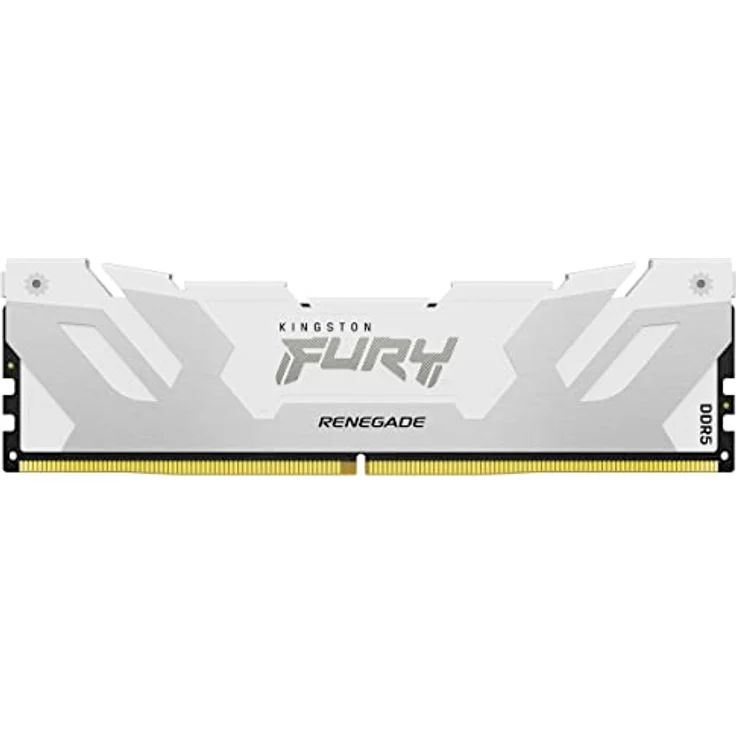 Kingston Fury Renegade KF584CU40RWK2-48 DDR5 Silber/Weiss XMP 48GB 8400MT/s CL40 CUDIMM Desktop Gaming Speicher Kit mit 2 - Hochleistungsarbeitsspeicher mit Aluminium-Kühlkörperdesign – Bild 2