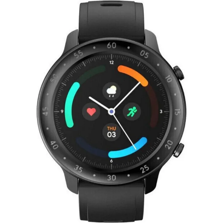 mobvoi TicWatch GTX Smartwatch, 24-Stunden-Herzfrequenzüberwachung, schwarz