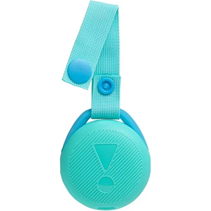 JBL JR Pop Mini-Boombox für Kids - Poppiger, wasserdichter Bluetooth-Lautsprecher mit eingebauten Lichtmotiven - Bis zu 5 Stunden Musik hören mit nur einer Akku-Ladung Türkis – Bild 4