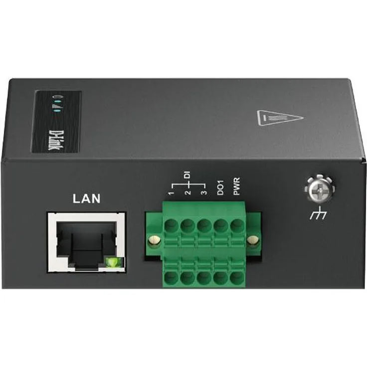 D-Link DOM-311-TSO, Mobiler Router mit 4G LTE, integrierter Firewall und 2 externen Antennen, Schwarz