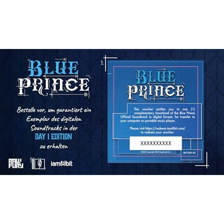 iam8bit Blue Prince - PS5, abenteuerliches Spiel mit aufklappbarem Poster und Download-Code für den Soundtrack – Bild 2