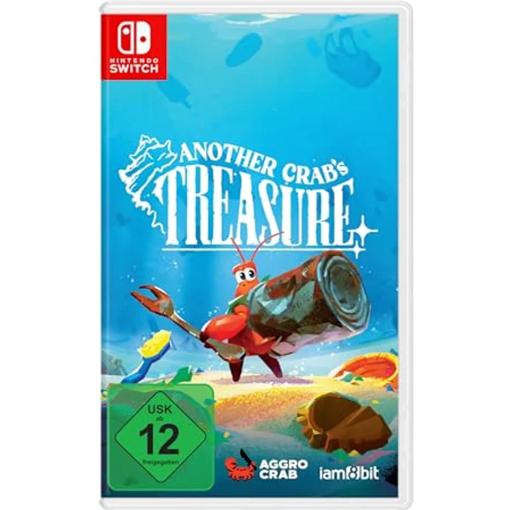 iam8bit Another Crab's Treasure - Nintendo Switch Spiel mit digitalem Soundtrack und vielfältigen Maßnahmen gegen Verschmutzung, unter Wasser Abenteuer – Bild 1