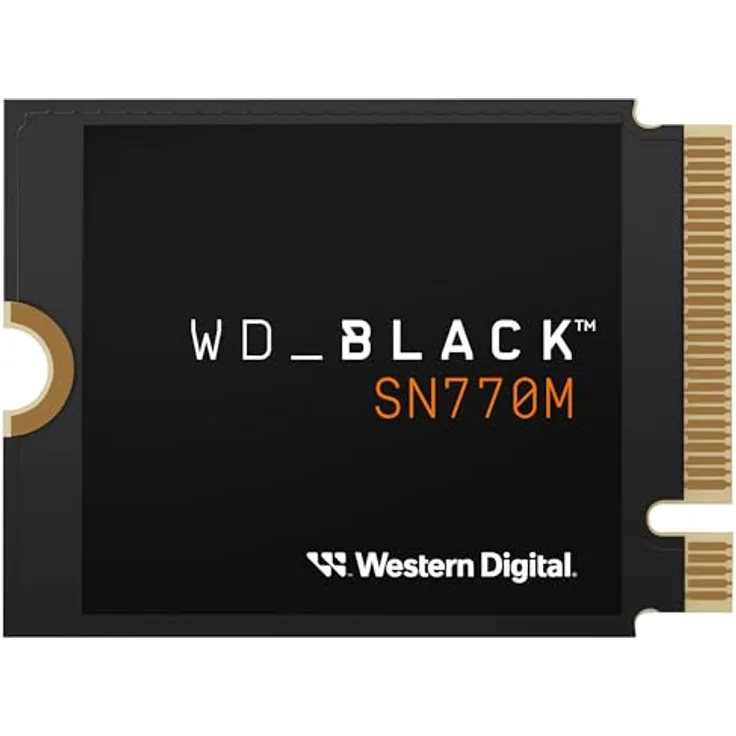 WD_BLACK WDBDNH0020BBK-WRSN SN770M M.2 2230 NVMe SSD für Handheld-Spielgeräte, Geschwindigkeiten bis zu 5.150 MB/s, TLC 3D NAND, ideal für Steam Deck und Microsoft Surface