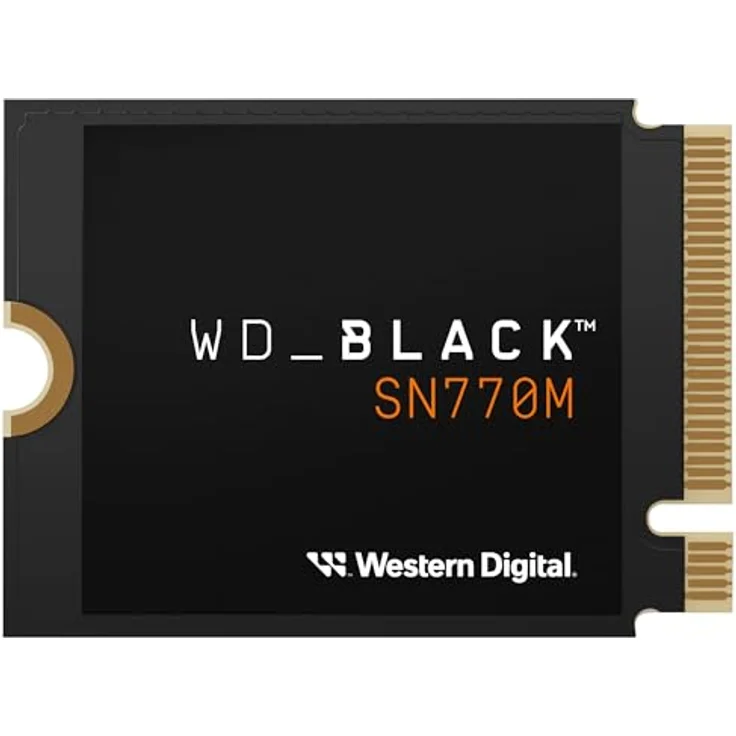 WD_BLACK WDBDNH0010BBK-WRSN SN770M M.2 2230 NVMe SSD für Handheld-Spielgeräte, Geschwindigkeiten bis zu 5.150 MB/s, TLC 3D NAND, ideal für Steam Deck und Microsoft Surface – Bild 1